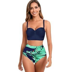Unique & classic Womens Bathing Suits Vintage High Waisted Swimsuit
